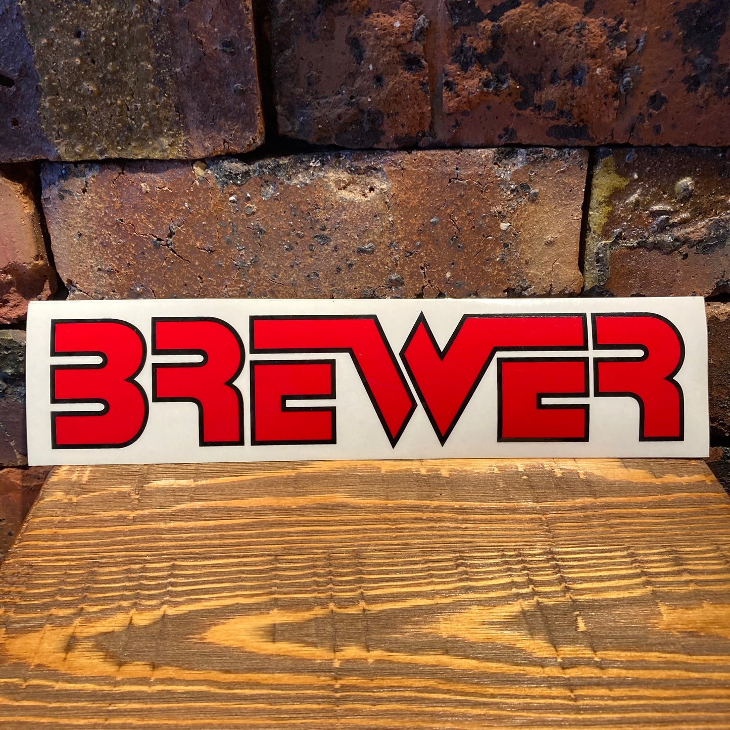 BREWER sticker
