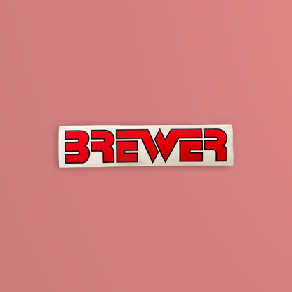 BREWER sticker