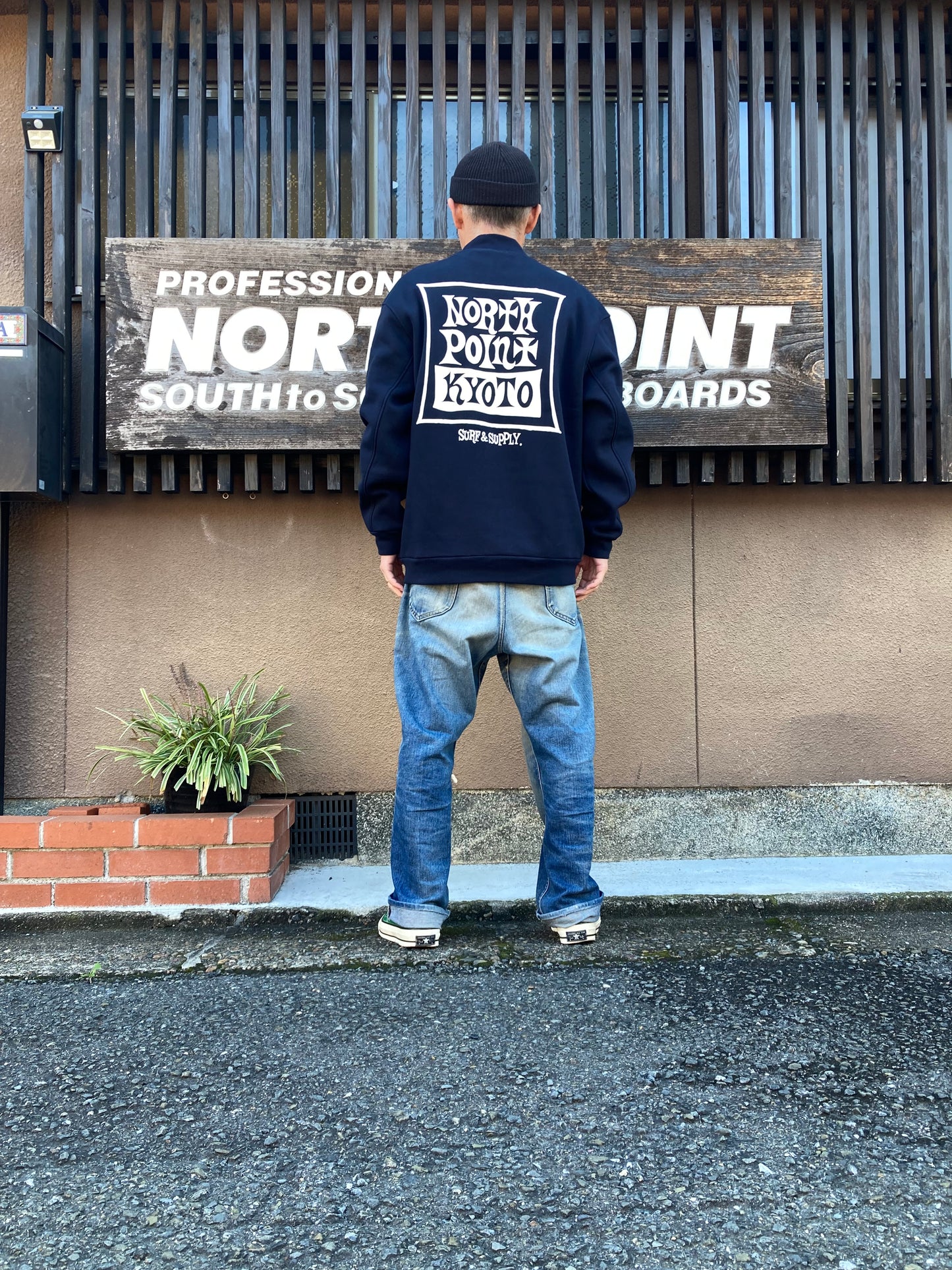 NORTH POINT スナップジャケット ネイビー