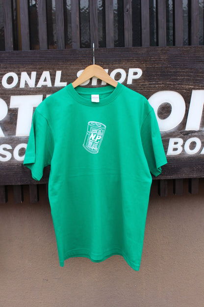 NP缶グリーンTシャツ