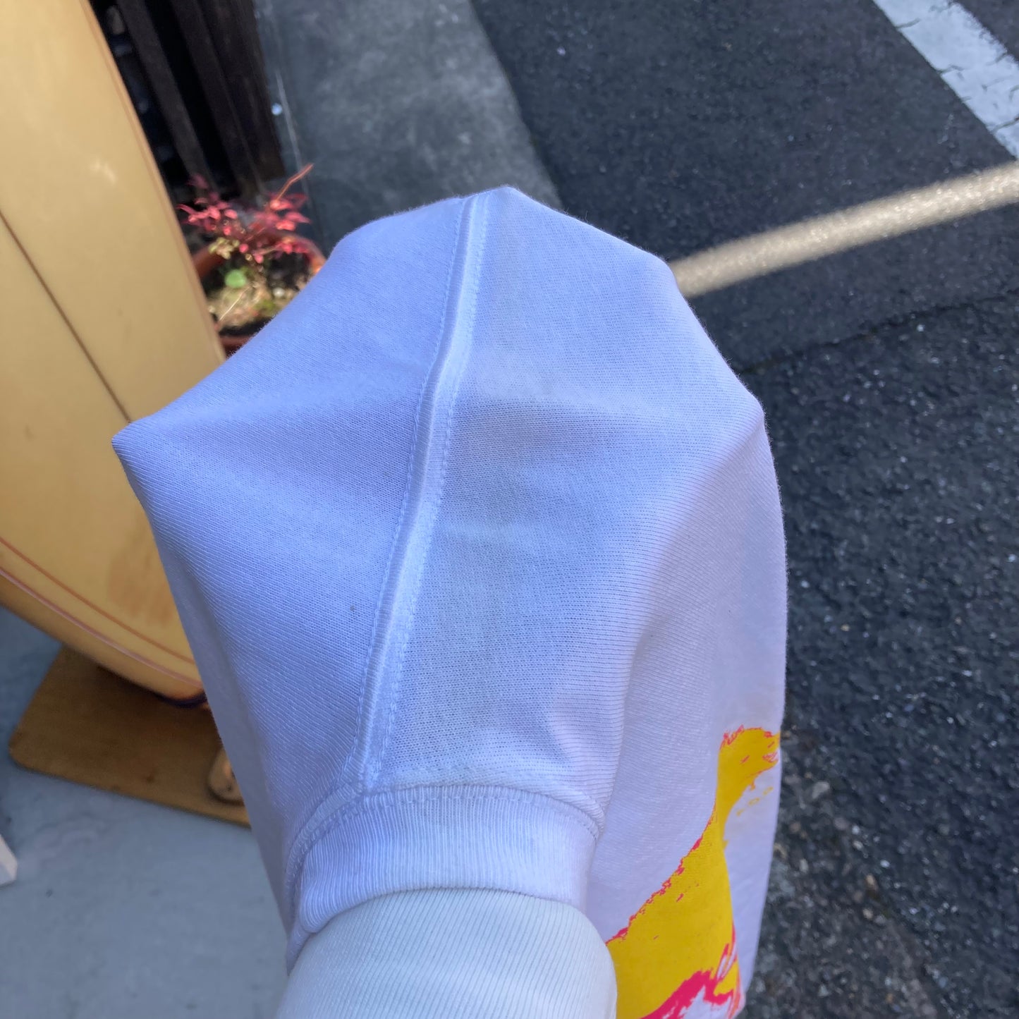 SALE AOG顔Tシャツ サイズL