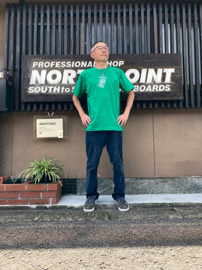 NP缶グリーンTシャツ