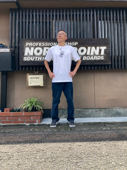 NP缶ホワイトTシャツ