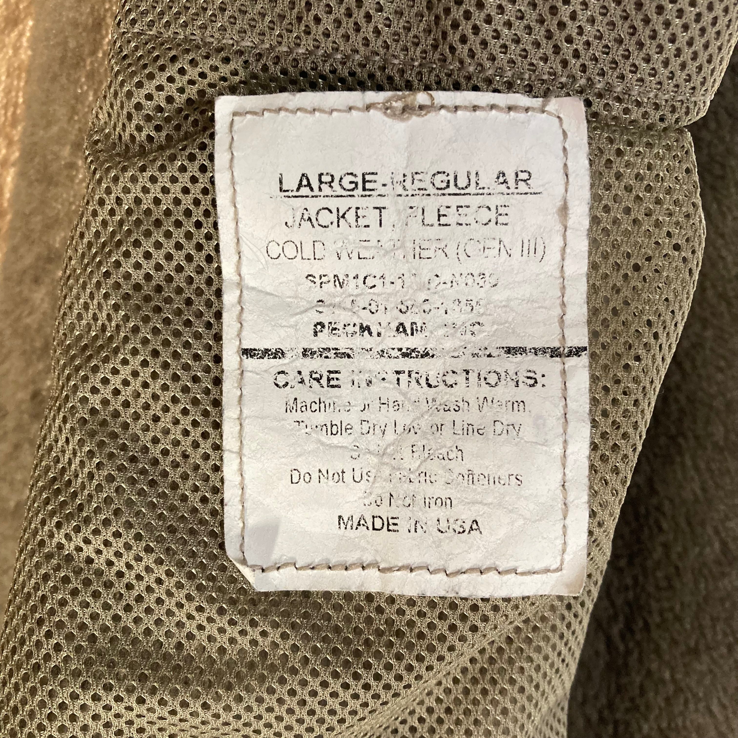 USED 米軍 ECWCS Gen3 POLARTEC フリースジャケット COYOTE