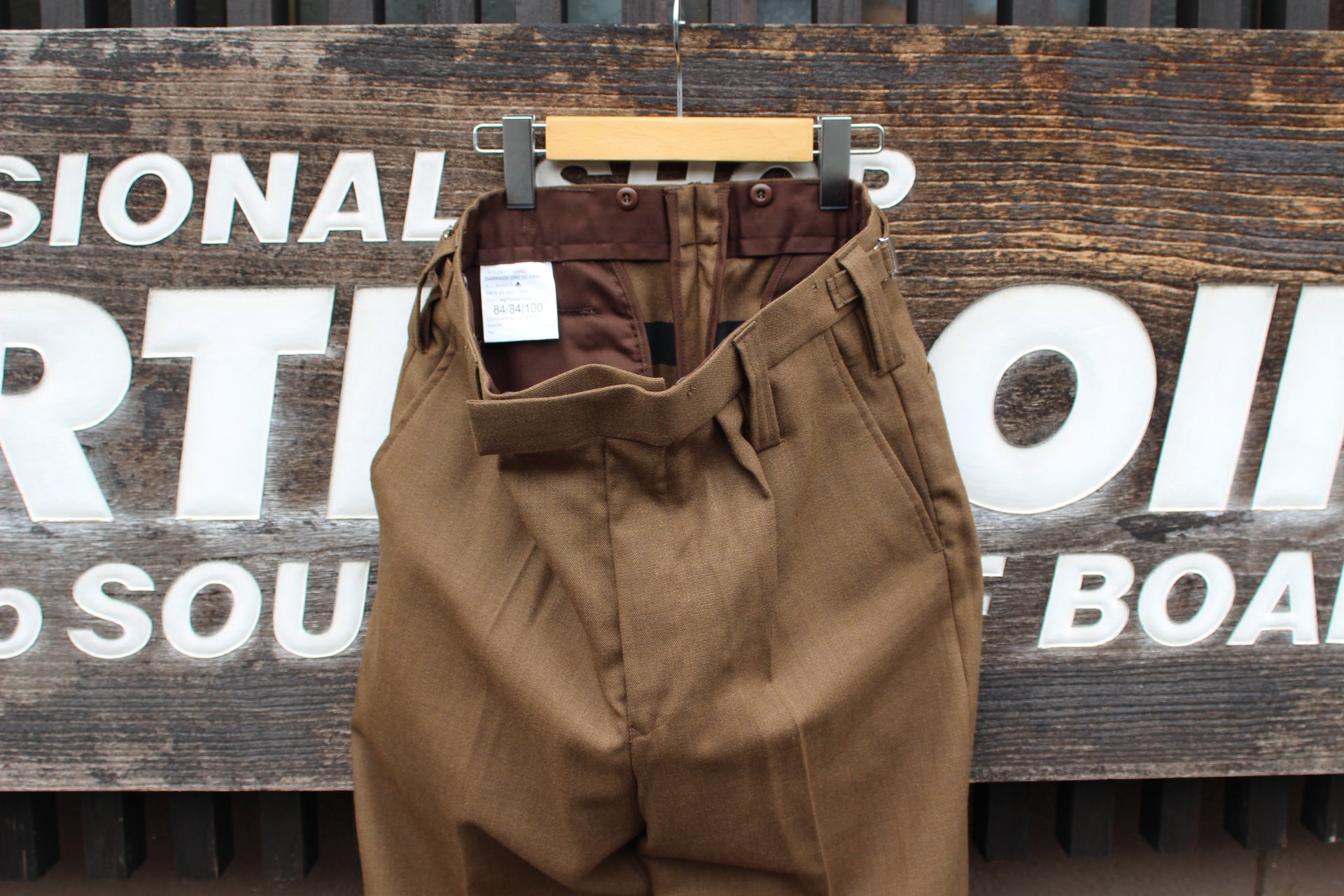 WAIPER.inc 実物 イギリス陸軍 ALL RANKS BARRACK DRESS