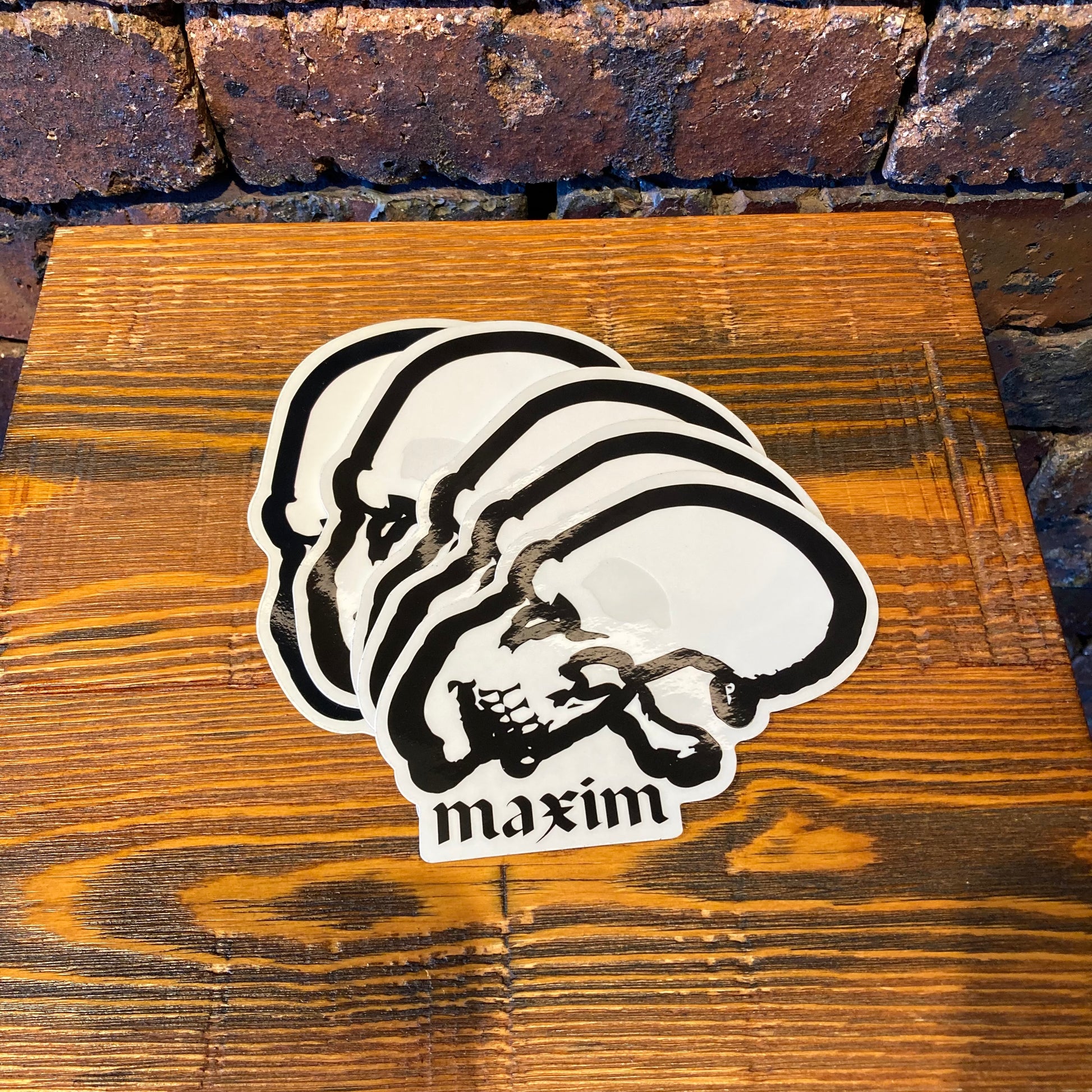 MAXIM STICKER ドクロ – northpoint-kyotostore