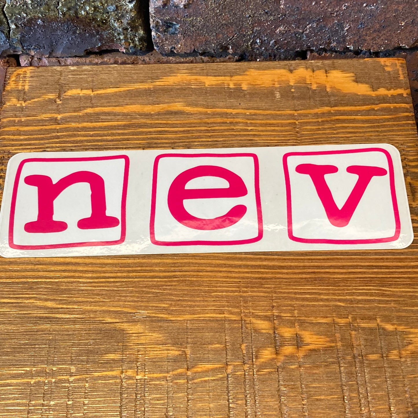 NEV sticker