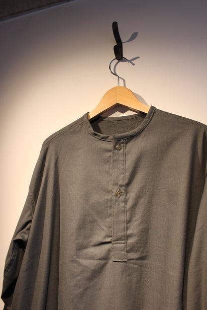 70s Russian Army Henley Neck Sleeping Shirts Olive Gray