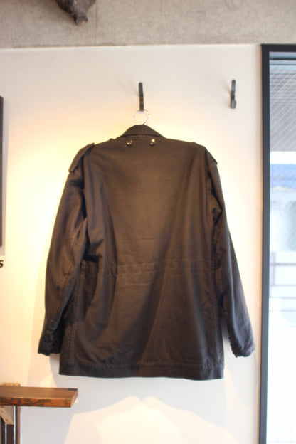 オランダ軍 1980年代 NATO フィールドジャケット BLACK染め＜右袖口少し変色してます＞
